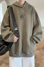 量大优可提供视频麂皮绒卫衣连帽HD019-1-LPWY4225-P40，男装卫衣，电商019-1
