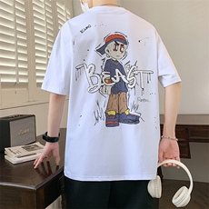 夏季男短袖t恤高品质多工艺发泡印大码T恤衫，男装T恤，星座1206（原A206）