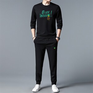 S3051-2钱塘2020-2中青年男士秋季薄款时尚休闲帅气长袖套装P137,男装休闲套装,钱塘207-2