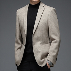 BV210钱塘2020-2秋冬男士羊毛西装商务休闲西服外套主推款P165，男装西服，钱塘207-2