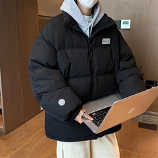 棉衣男款2024冬季宽松棉服港风保暖外套青少年棉袄子MF149-P78，男装棉衣，星座412-3