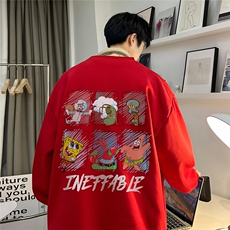 直播360克重磅美式印花卫衣Y176特P28同步供应华棉品质P38特，男装卫衣，电商A486