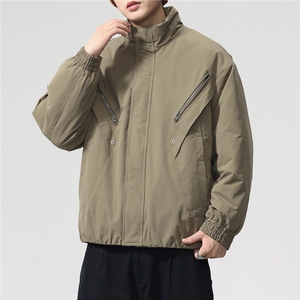 夹棉2025秋冬新款立领工装夹克男女户外登山服棉服图片
