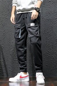 C415-K155-P55日系宽松潮流工装裤男潮牌韩版大码胖子九分裤子图片