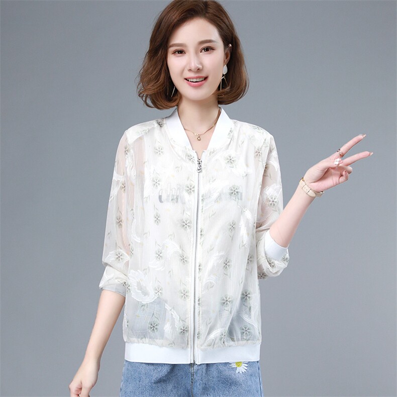 2021夏季新款防晒衣开衫防晒空调外套,女装防晒衣,曼沙奕珂