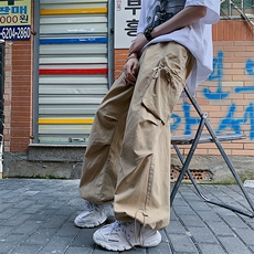 秋冬款纯棉韩式工装长裤男宽松直筒束脚休闲裤子XZ212-QAK883-P62，男装工装外套，星座212-1