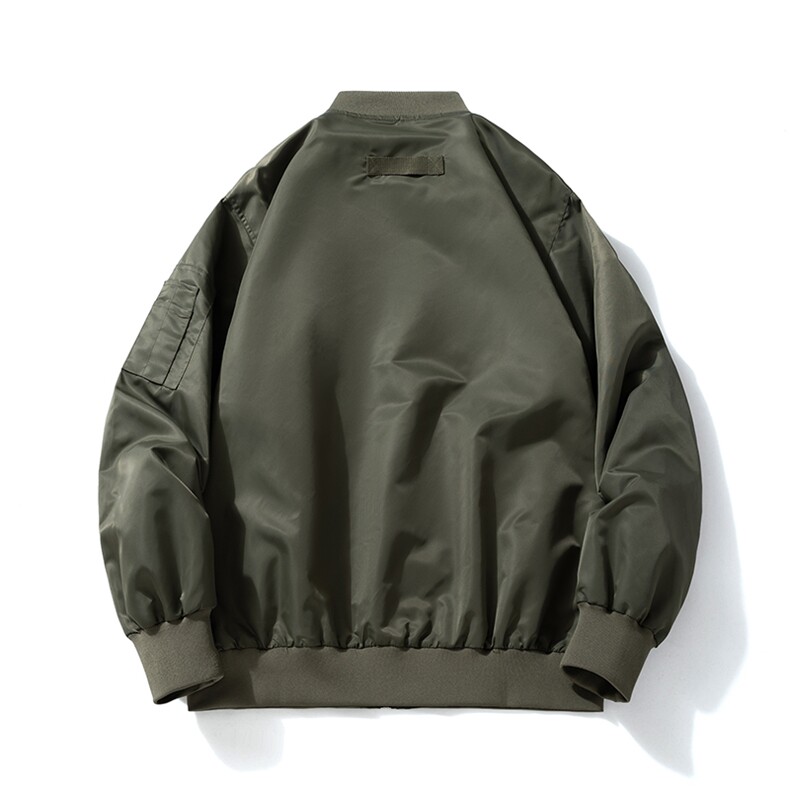 现货2色欧美街头酷炫棒球服飞行服夹克棉服外套,男装夹克,电商A105
