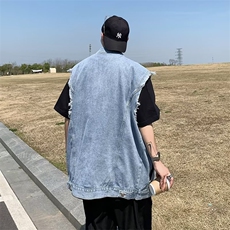 简约潮流潮文艺秋季新款日系百搭原宿青春流行翻领马甲男时尚，男装背心/马甲，星座302B-2