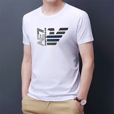 GDN708男士2023年夏季新款圆领T恤男短袖商务休闲体恤男P60，男装T恤，电商B360