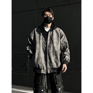 美式pu皮假两件夹克外套男CP112-特p95