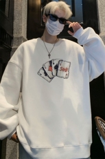 ！圆领卫衣男装港风长袖t恤男外套男WY542-特P23，男装T恤，电商B371