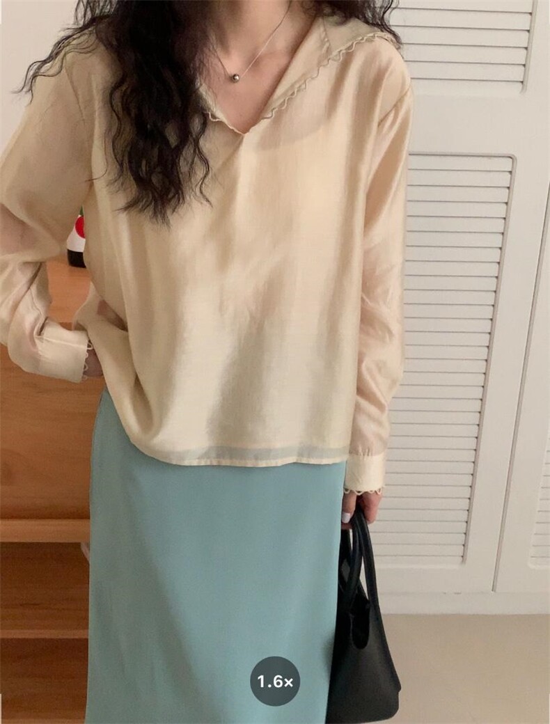 夏季新款韩系防晒小衫，其它，三文鱼