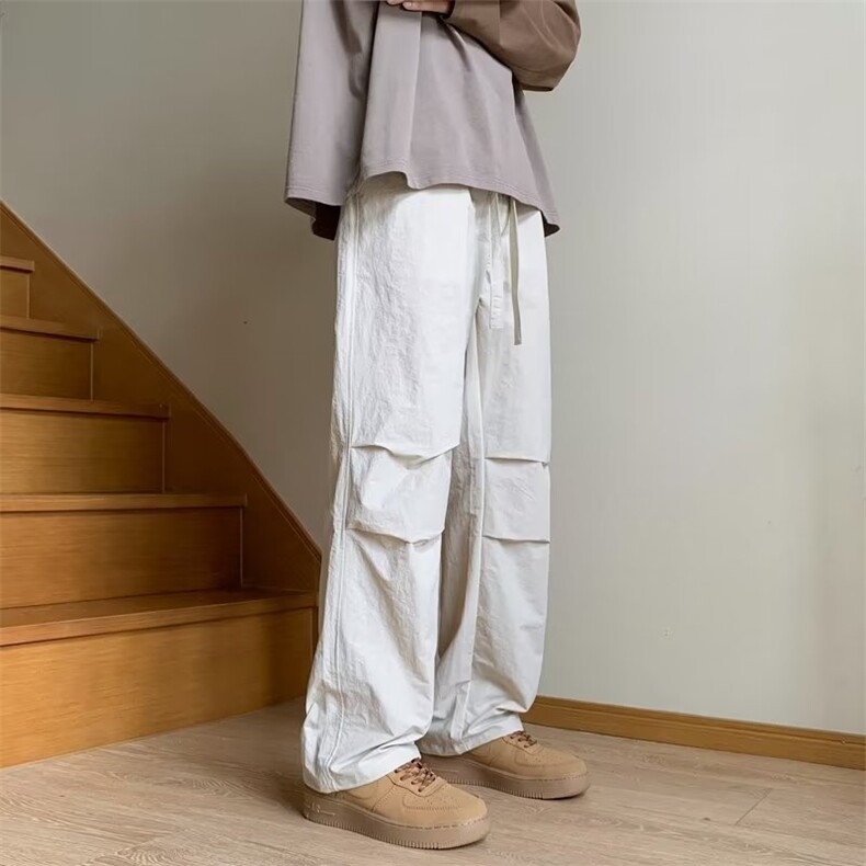 工装百搭降落伞兵裤休闲裤男高街潮流长裤子KK503/P35，男装工装外套，电商D202-1