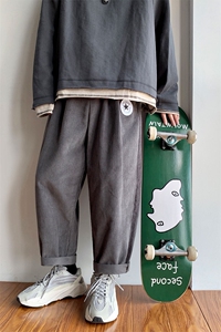 K116-P50 灯芯绒裤男运动裤男士潮流宽松休闲直筒裤男图片