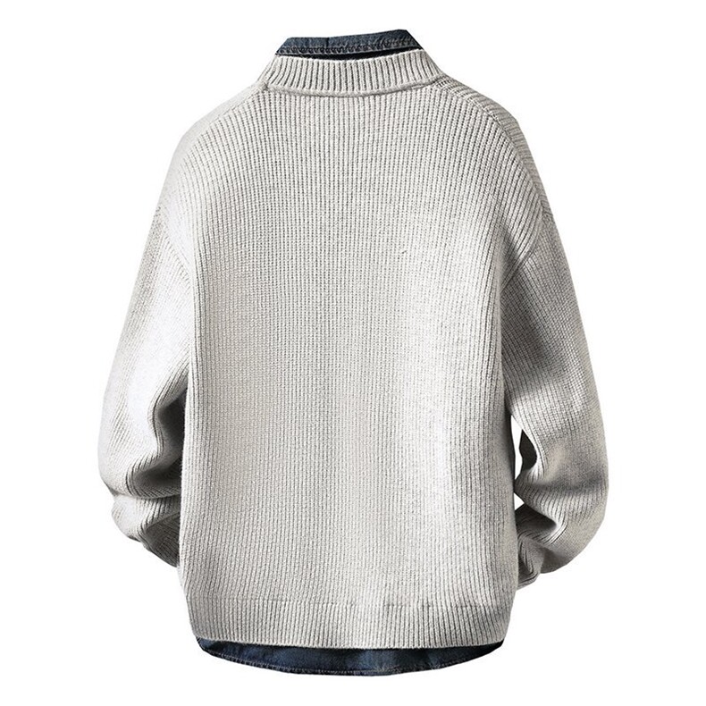 8724-P802025年秋冬新款休闲毛衣男士时尚长袖宽松针织衫上衣,男装针织衫/毛衣,电商A113