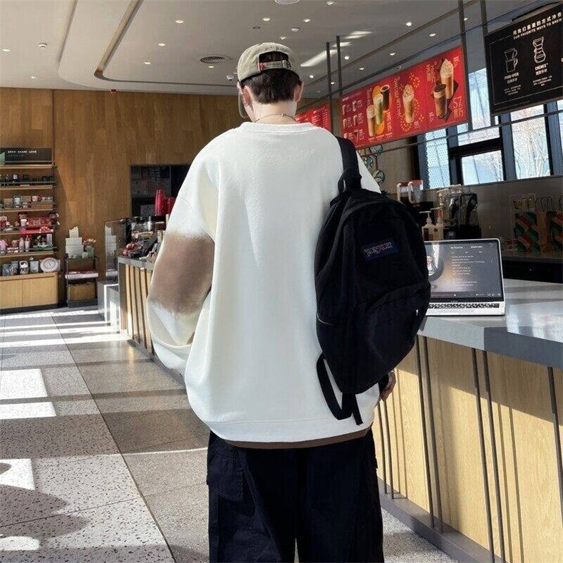 W25208-特P40港风学生青少年外套春秋时尚休闲卫衣男打底衫,男装卫衣,电商D310B