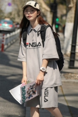 2024夏装青少年时尚半袖套装字母印花短裤T恤男女6623-P70控价98，男装T恤，电商A441-1