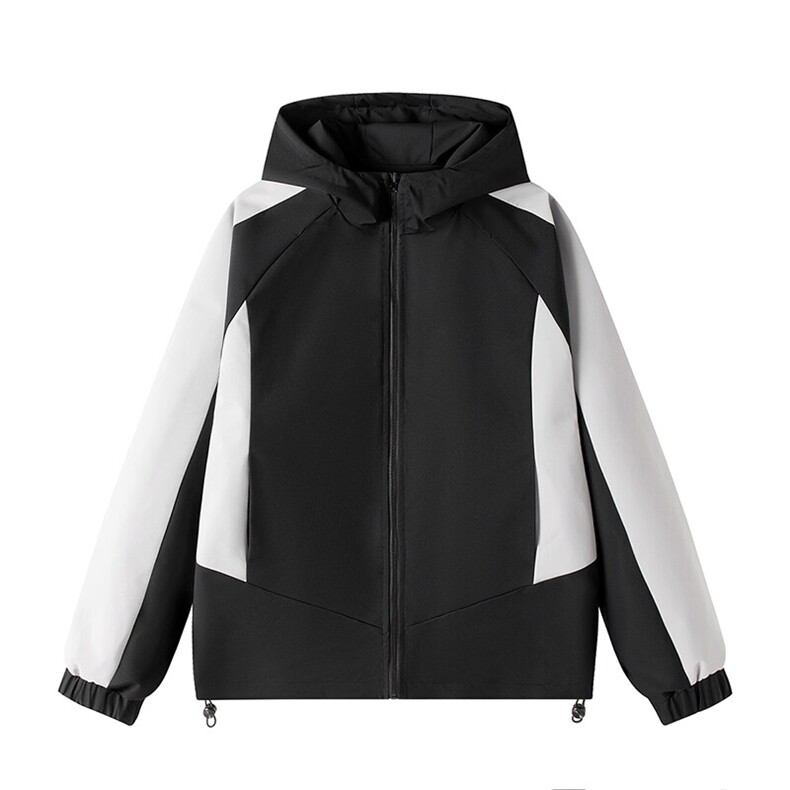 JK7909P80港风宽松冲锋衣夹克男女双面穿落肩简约上衣外套，男装夹克，星座1204