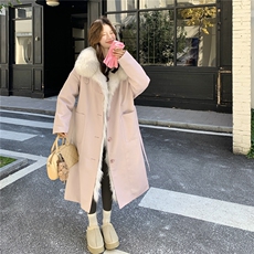 大货主推内里整兔毛派克风衣外套2C332-8556-P295K438，女装皮草，2C332