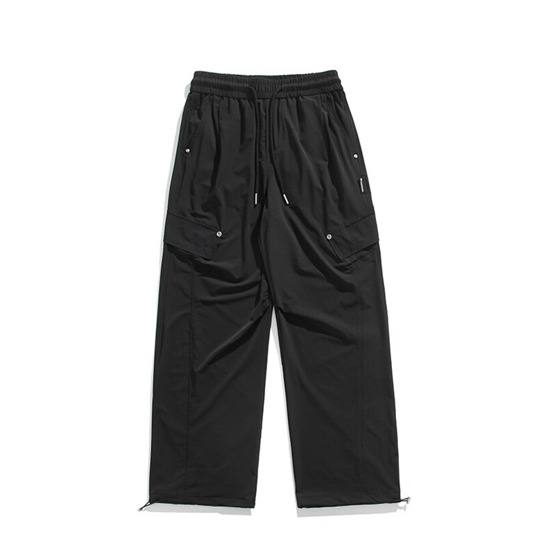 夏新款工装直筒休闲裤潮流口袋宽松高街阔腿25XK67088特批35,男装休闲裤,电商A042