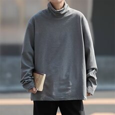 C484P27秋冬打底衫中领男装T恤时尚保暖，男装T恤，星座512-6
