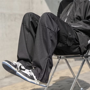 vibe美式街头裤子ins高街潮拉链工装裤男直筒机能冲锋裤K2941-P37图片