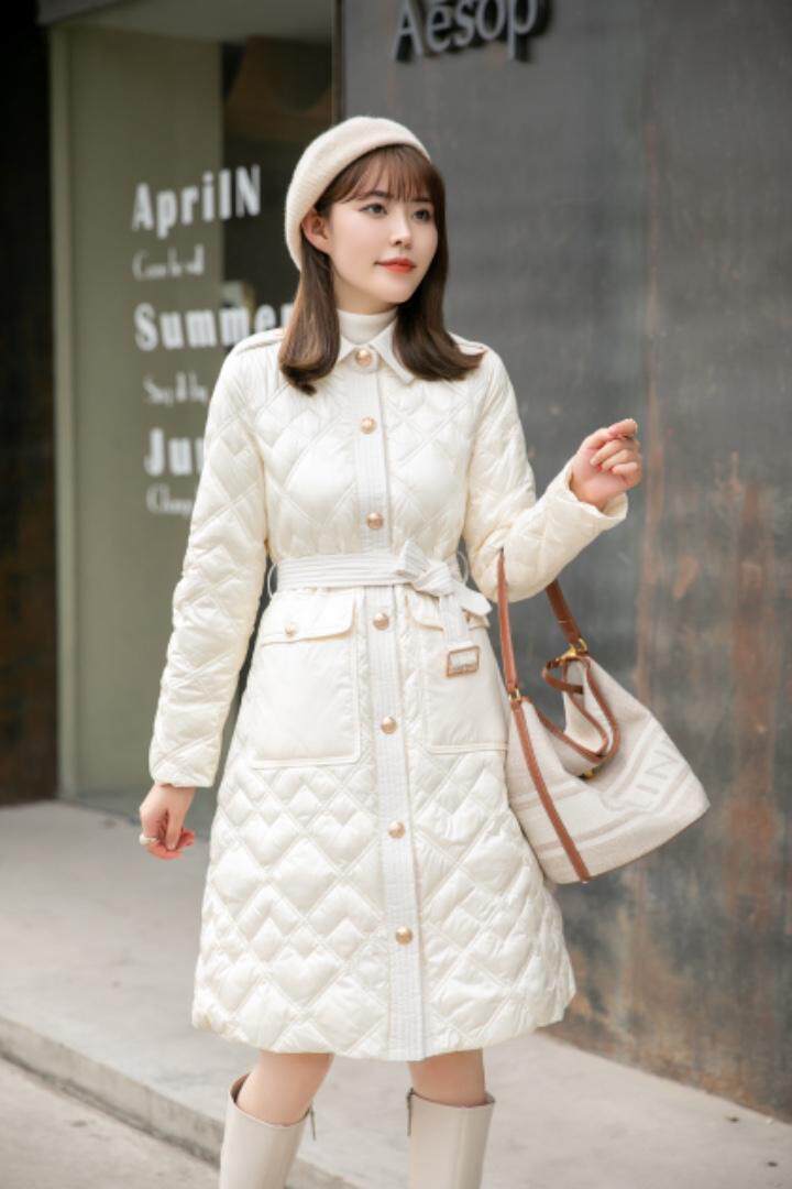 现货高品质标90白鸭绒羽绒服，女装羽绒服，艾依佳人