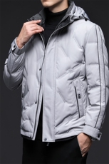 CD8232钱塘2020-2秋冬新款男士潮流时尚百搭连帽羽绒服外套P250，男装羽绒服，钱塘207-2