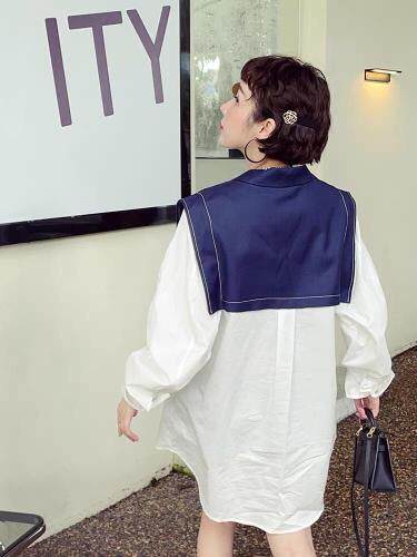 【现货】秋季新款高品质拼接衬衣，其它，1+9