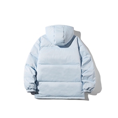 白底22冬季加绒加厚白鸭绒保暖情侣连帽羽绒服外套YR142P225控298，男装羽绒服，电商A247-1