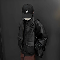 网图现货春季皮衣飞行员外套1209-1-JK19-P90主推可谈，男装夹克，星座1209-1