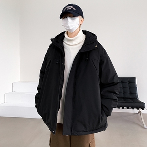 冬季新品保暖连帽棉衣休闲潮流青少年百搭棉服外套MY9083-P100图片