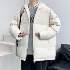 冬上新学生加棉加厚棉服2023休闲运动连帽棉衣外套男女9979-P80，男装棉衣，电商A441-1