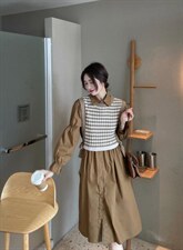 秋季连衣裙，女装连衣裙，欧尚时