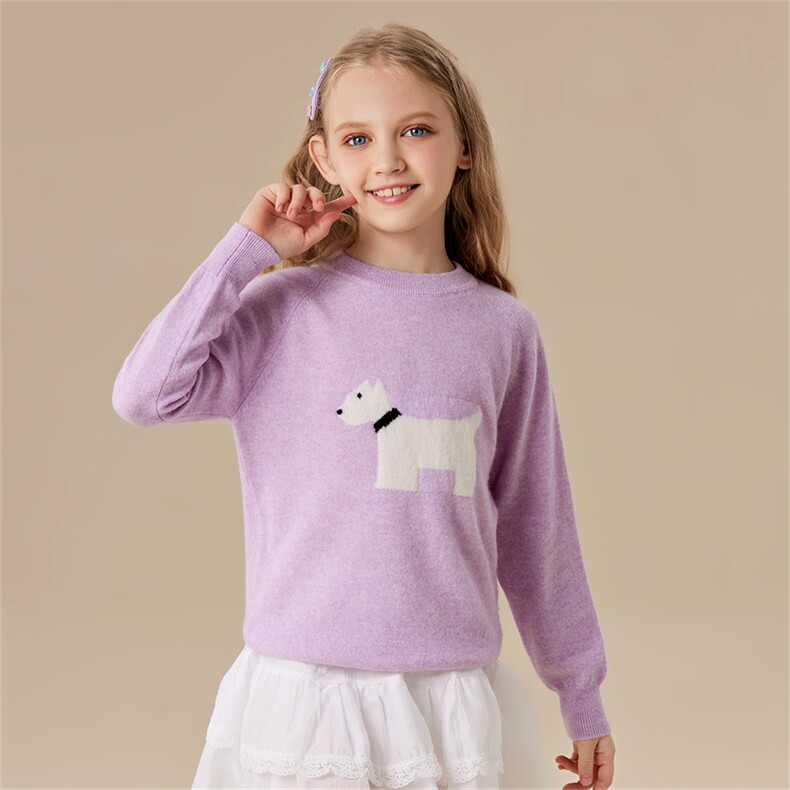 春秋冬柔软儿童软糯男女通用，童装儿童羊绒衫，六一童装