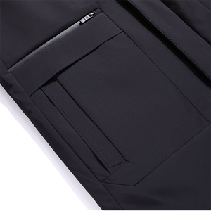 冬季男士中年中长款休闲连帽白鹅绒羽绒服男保暖外套SJ6610-P500图片