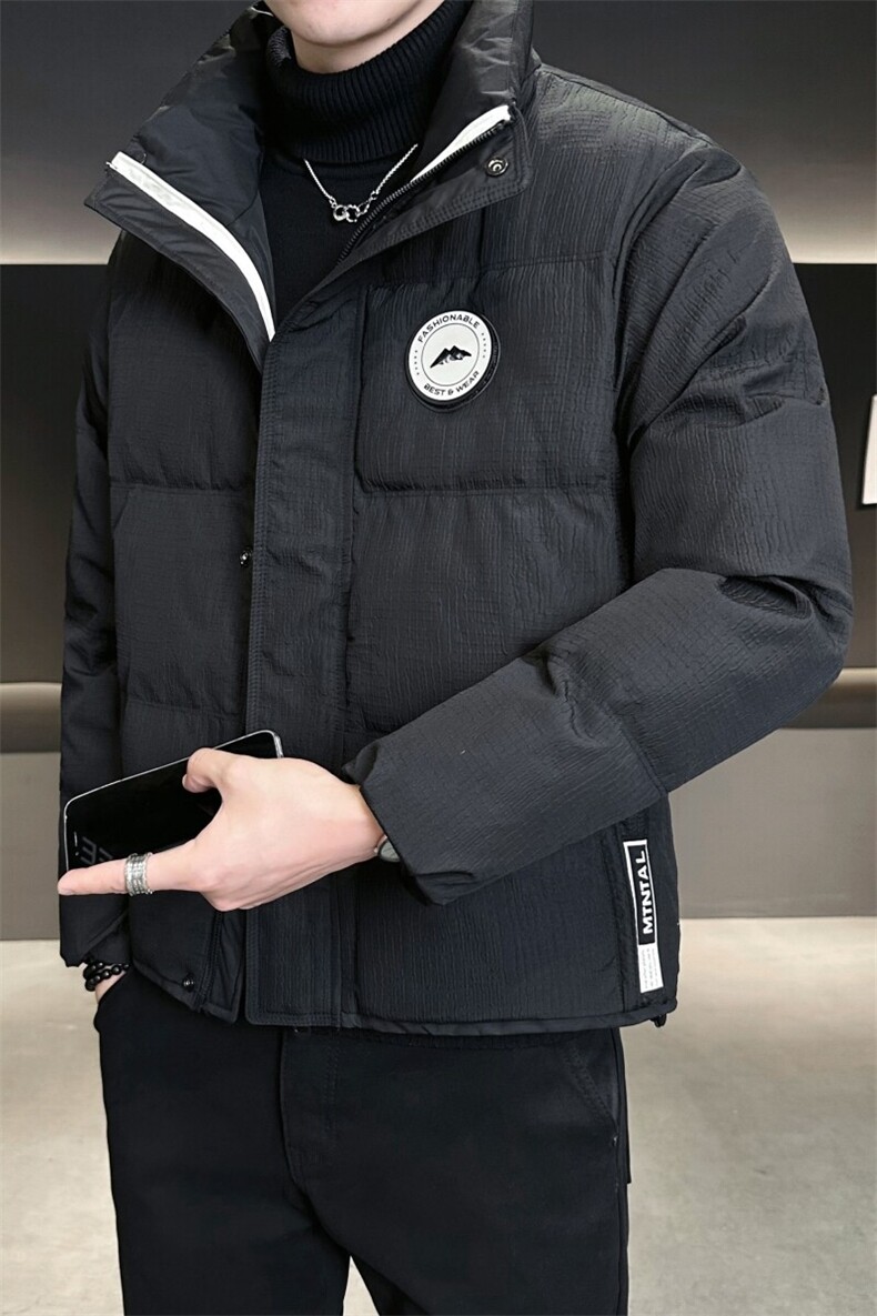 数据款2024新款冬季羽绒服男款冬装外套短款帅气B240-YR8816,男装羽绒服,电商B240