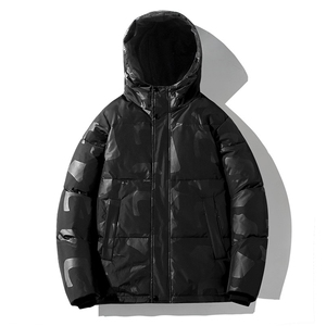 新标冬装情侣款连帽羽绒服男士白鸭绒外套百搭时尚潮加厚P155