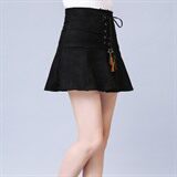2020年冬季纯色简约时尚修身中腰半身裙，女装半身裙，韩宇舍