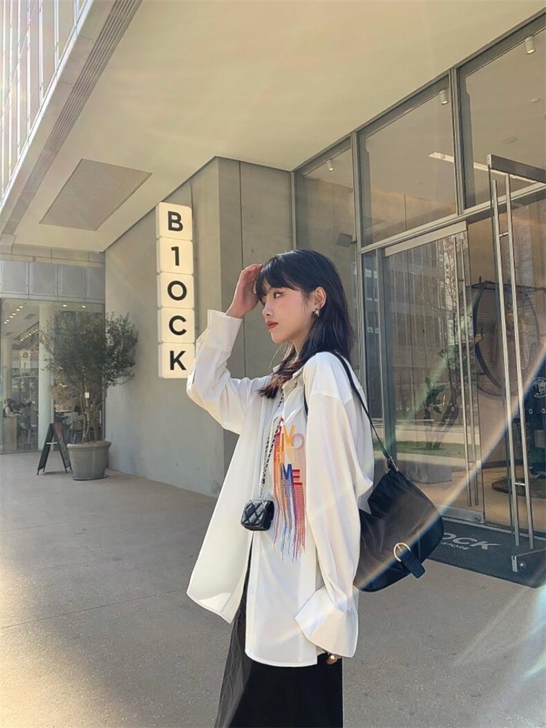 重工刺绣衬衫，女装衬衫，Alissa Lin