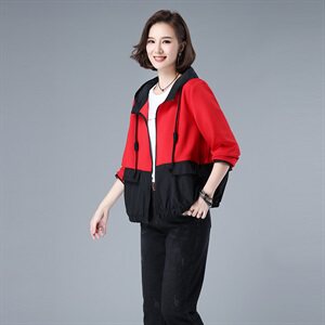 时尚春季新款女装短外套修身显瘦中长款风衣百搭休闲外套图片