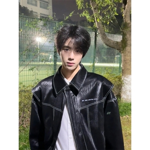 现货不缺货 假两件皮衣 夹克外套 1209-1-JK17-P108（网图）图片