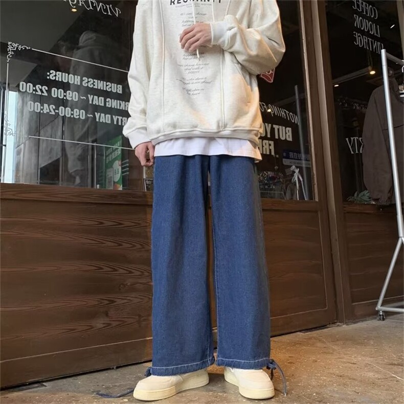 美式牛仔裤男春秋新款休闲直筒裤V119P45,男装牛仔裤,星座1116-2