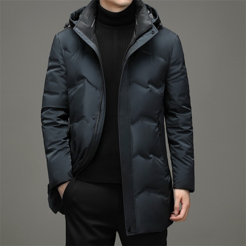 2023冬新款中年男白鹅绒羽绒服休闲冬装爸爸外套YYYR052196-P380,男装羽绒服,电商B212（原钱塘6029）