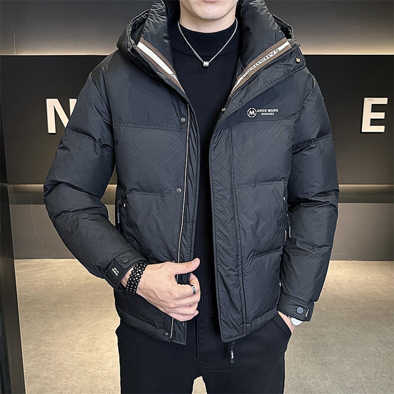 棉服男装棉衣连帽加厚手筛棉飞丝羽绒服C317-8588-P165,男装羽绒服,电商C317