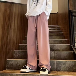 男新款青少年时尚休闲休闲长裤男款夏季薄款裤A941P28,注入灵魂的穿搭技巧图片