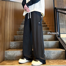 XZ616秋季重磅设计感飘带侧开缝水洗休闲长裤TY1070P65控78，男装休闲裤，星座512A（原616）