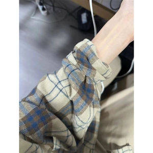 春款 多色美式复古格子衬衫ZC082-P40图片