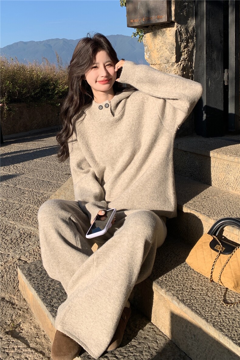 毛衣两件套,女装套装/套裙,网红馆