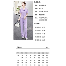 FALVLITE2024夏季新款气质百搭时尚两件套女休闲减龄高腰显瘦套装，女装套装/套裙，依如秀(原杭风阁)
